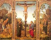 PERUGINO, Pietro The Crucifixion with the Virgin and Saints Sweden oil painting artist